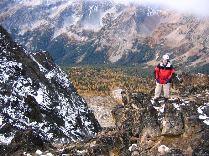 Here I am again, with the North Fork valley behind me.